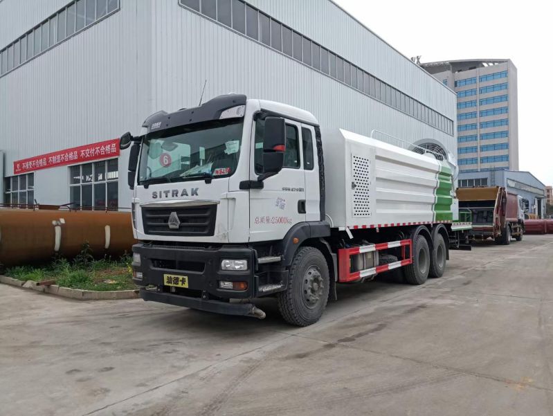 重汽汕德卡抑塵車，重汽霧炮車，重汽灑水車